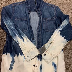 Denim bleach shirt